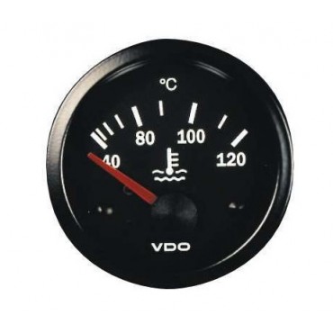 Manomètre température d'eau VDO - Diamètre 52mm - PAC RACING