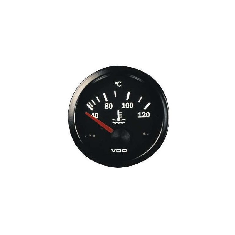 Manomètre température d'eau VDO - Diamètre 52mm - PAC RACING