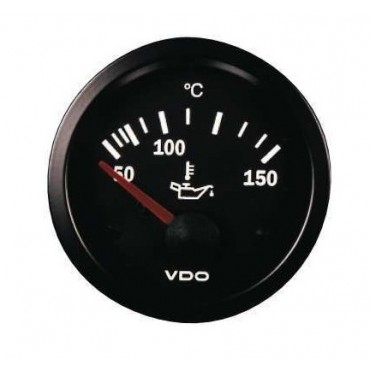 Manomètre température d'huile VDO - Diamètre 52mm